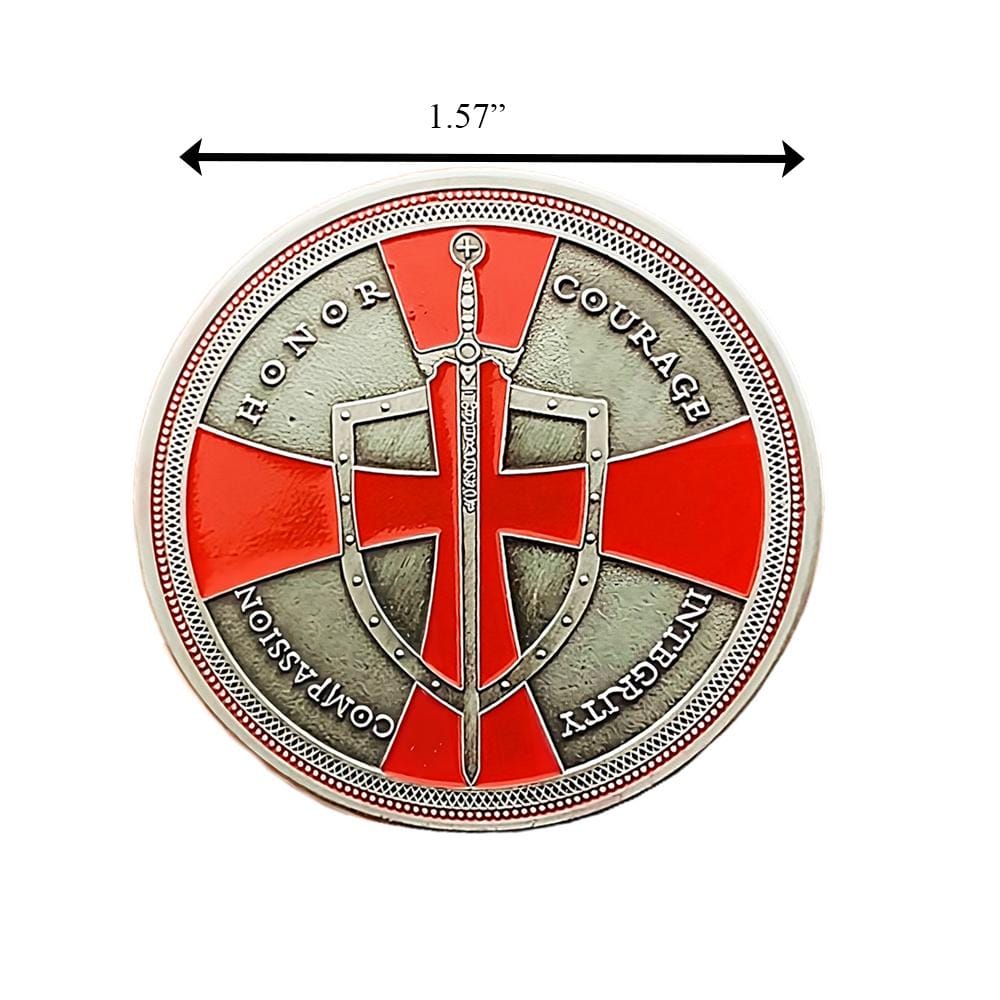 Knights Templar Crusader Shield Token Commemorative Religious Coin All Products Knights Templar Crusader Shield Token Commemorative Religious Coin All Products 6