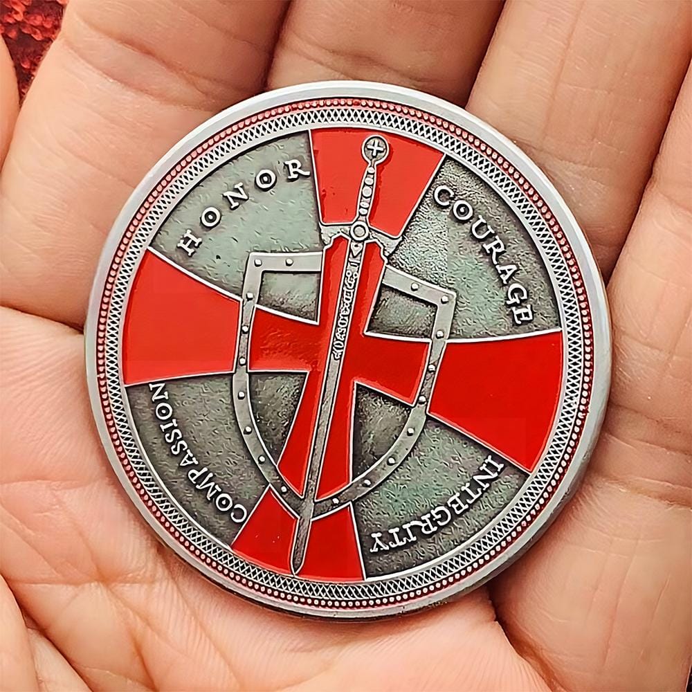 Knights Templar Crusader Shield Token Commemorative Religious Coin All Products Knights Templar Crusader Shield Token Commemorative Religious Coin All Products 7