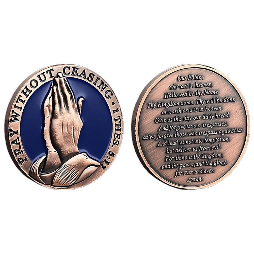 Pray Without Ceasing 1 Thessalonians 5:17 Christian Jesus Blessing Coin All Products Pray Without Ceasing 1 Thessalonians 5:17 Christian Jesus Blessing Coin All Products 5