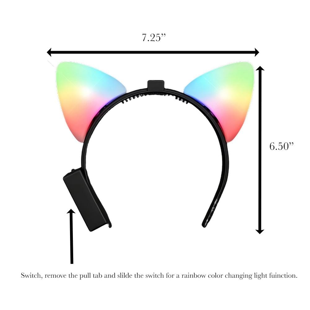 LED Animal Ears Color Change Headband All Products 4