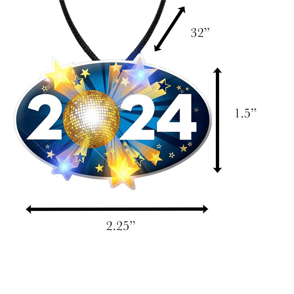 2024 Happy New Year Graduation Party Body Light Necklace All Products 2024 Happy New Year Graduation Party Body Light Necklace All Products 4