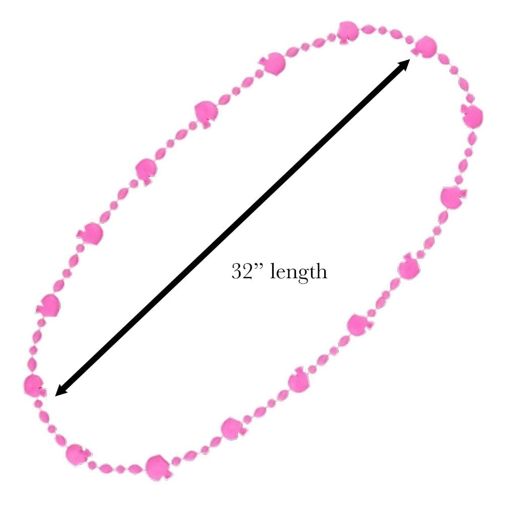 Football Helmet Bead Necklaces Pastel Pink Pack of 12 All Products Football Helmet Bead Necklaces Pastel Pink Pack of 12 All Products 6