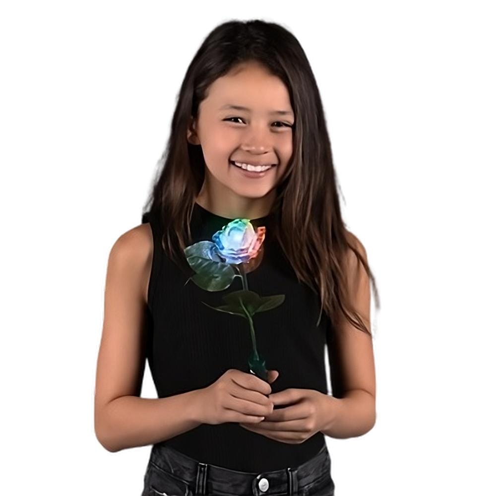 Multicolor Light Up Rose Iridescent Petals All Products 3