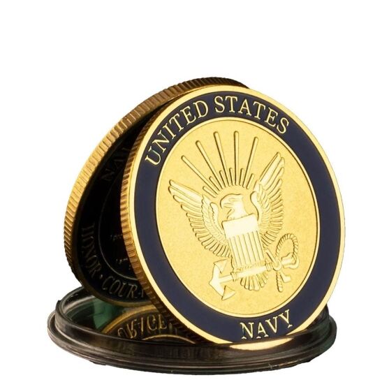 Navy Sailors Creed Challenge Commemorative United States Gold Plated Coin All Products 3