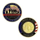 Thank you for Your Service Honor the Veterans Gold Plated Appreciation Coin All Products 6
