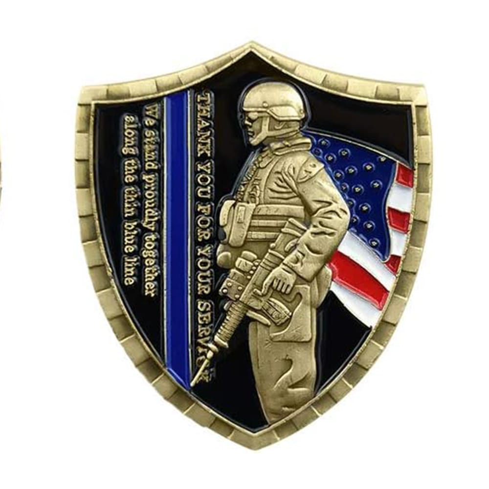 Police Officer Law Enforcement Saint Michael 3D Commemorative Thanksgiving Coin All Products Police Officer Law Enforcement Saint Michael 3D Commemorative Thanksgiving Coin All Products 4