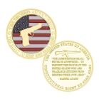 USA The Second Amendment Military Guns Gold Plated Challenge Coin All Products 7
