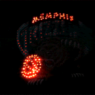 Memphis Grizzlies Flashing Fiber Optic Cap All Products 4