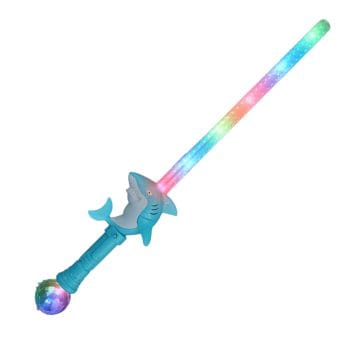 LED Shark Light Up Saber Sword Rainbow Multicolor LED Shark Light Up Saber Sword Rainbow Multicolor
