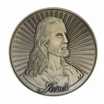 Jesus God is Love Commemorative Christian Bronze Coin Christian and Religious Coins Jesus God is Love Commemorative Christian Bronze Coin Christian and Religious Coins
