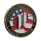 OEF Operation Enduring Freedom Combat Veteran Commemorative Gold Plated Coin All Products 4