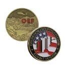 OEF Operation Enduring Freedom Combat Veteran Commemorative Gold Plated Coin All Products 6