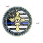 Police Officer Prayer Law Enforcement Thin Blue Line Gold Plated Coin All Products Police Officer Prayer Law Enforcement Thin Blue Line Gold Plated Coin All Products 5