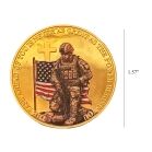 Sniper The Task Ahead of You Challenge Tribute Gold Plated Coin All Products 4