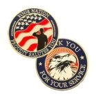Your Nation Proudly Salutes You Veterans Commemorative Gold Plated Coin All Products 6