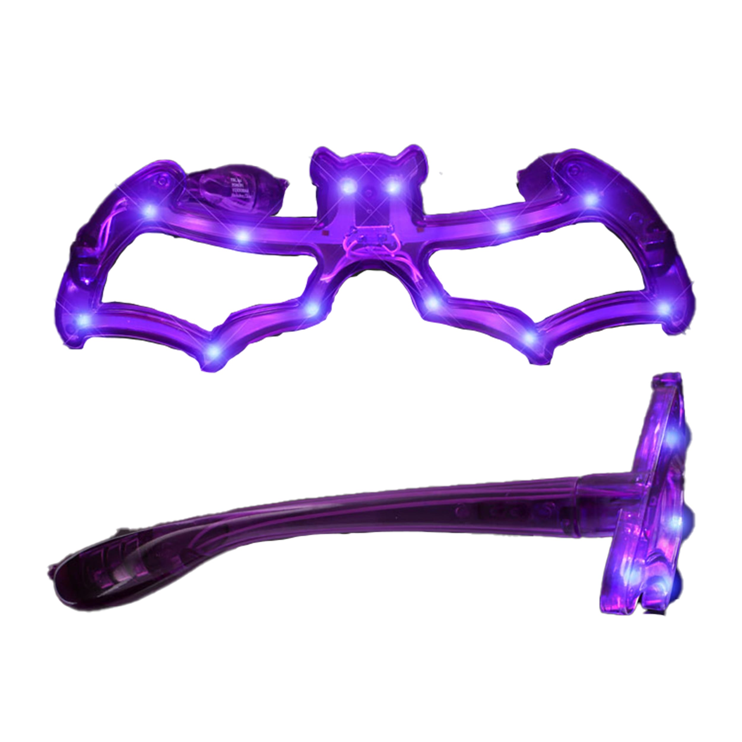LED Bat Shaped Sunglasses Purple All Products LED Bat Shaped Sunglasses Purple All Products 7