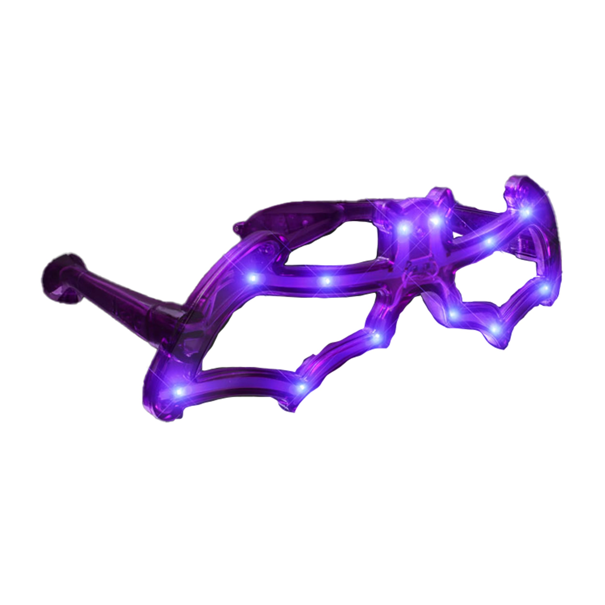 LED Bat Shaped Sunglasses Purple All Products LED Bat Shaped Sunglasses Purple All Products 5