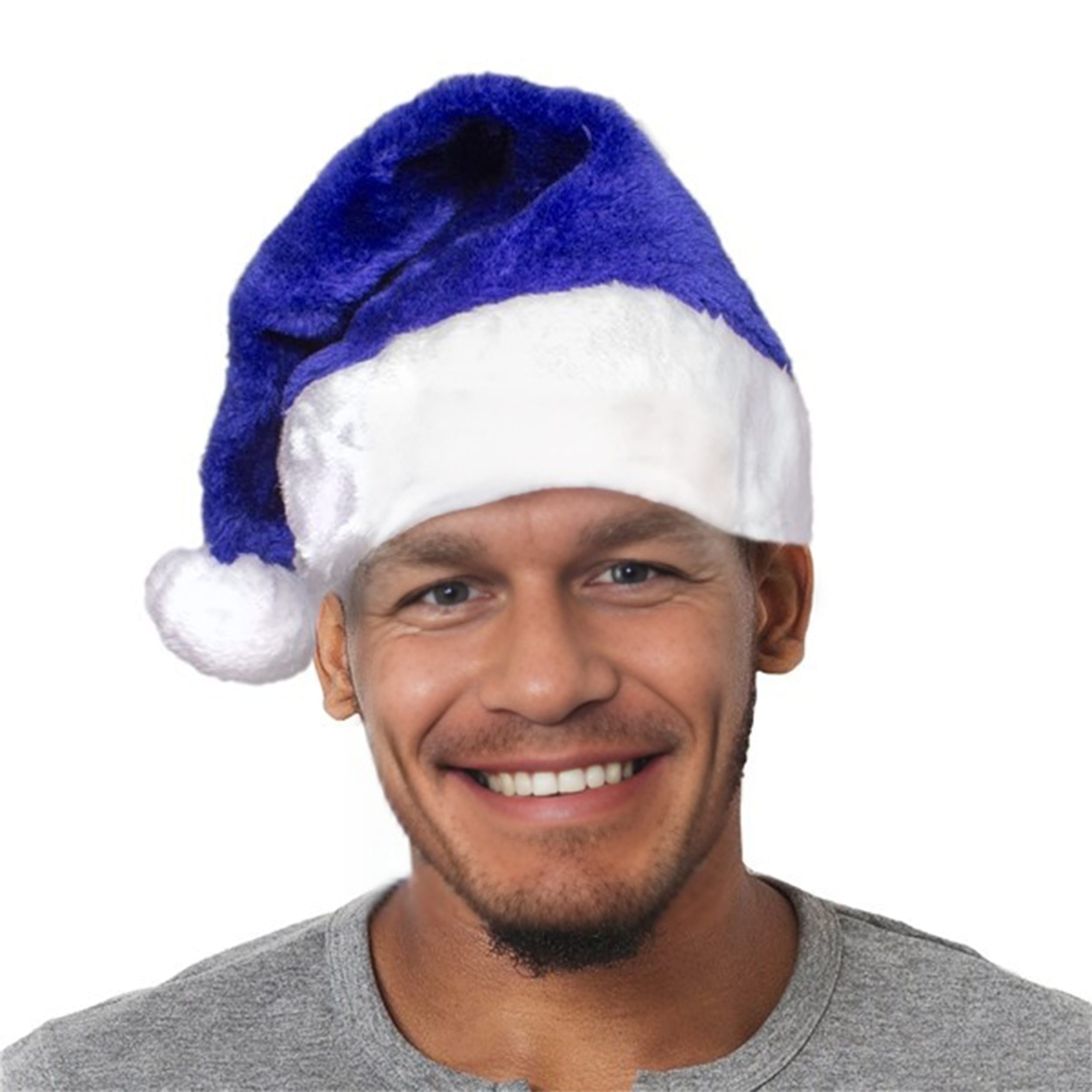 Royal Blue Stylish Fluffy Fur Christmas Plush Santa Hat 1 Case of 72 pcs All Products Royal Blue Stylish Fluffy Fur Christmas Plush Santa Hat 1 Case of 72 pcs All Products 3