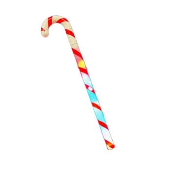 Flashing Peppermint Candy Cane Holiday Wand 18 Inches Candy Cane Decor and Accessories
