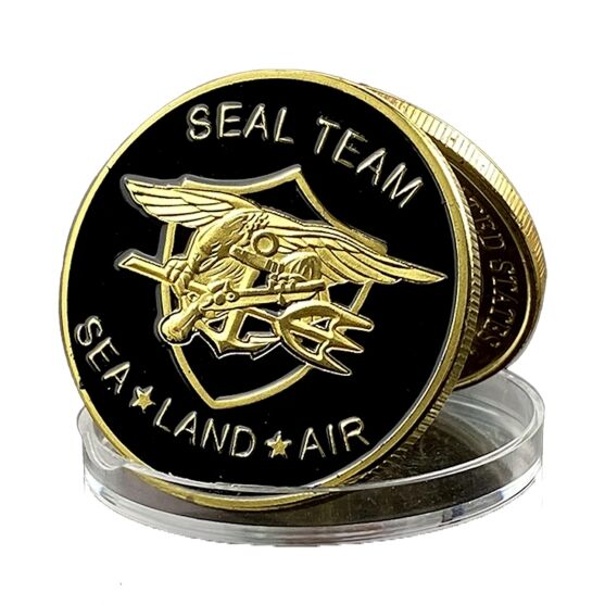 SEAL Team Challenge Commemorative Gold Plated Coin All Products SEAL Team Challenge Commemorative Gold Plated Coin All Products 3