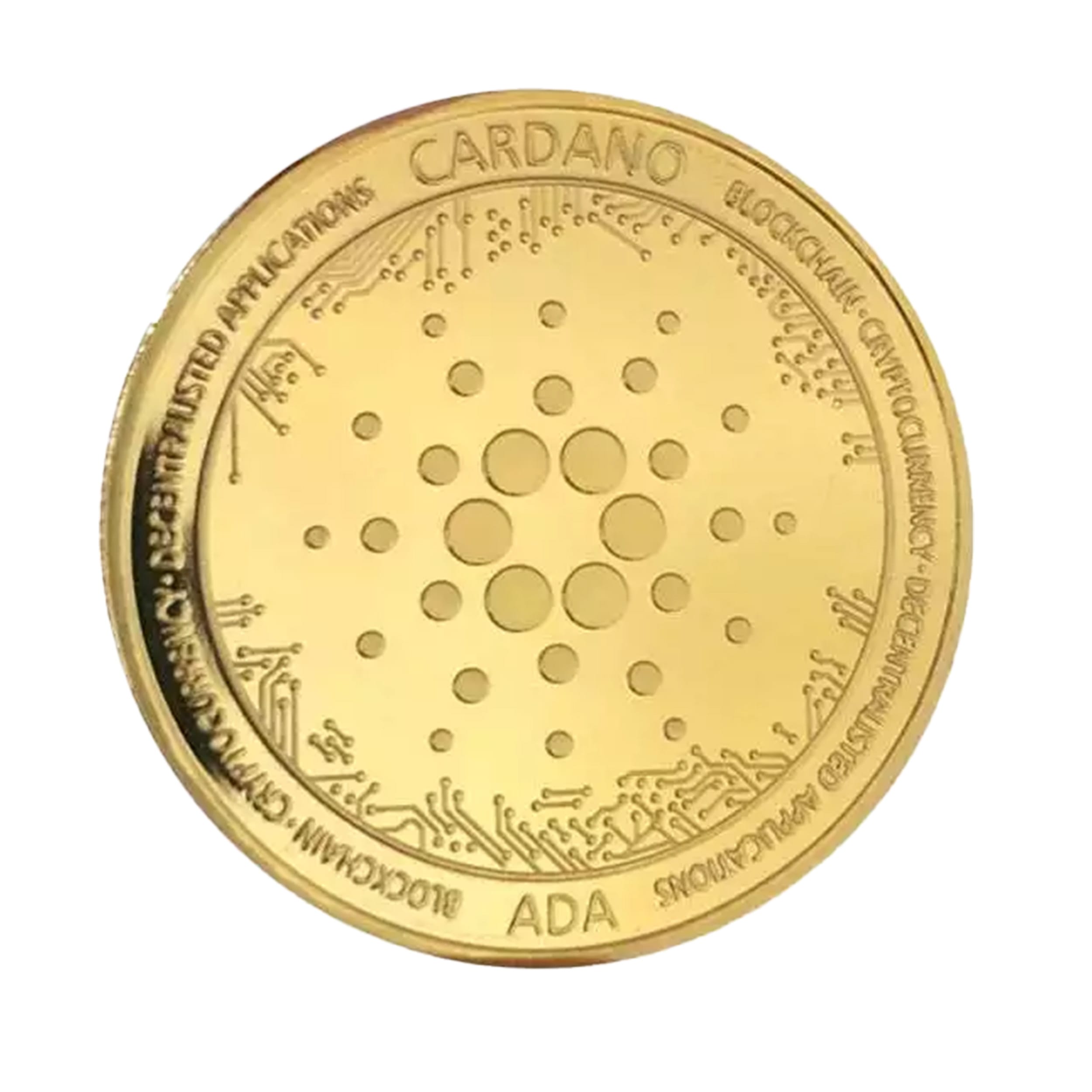 Cardano ADA Technology Blockchain Crypto Gold Plated Coin All Products Cardano ADA Technology Blockchain Crypto Gold Plated Coin All Products 3