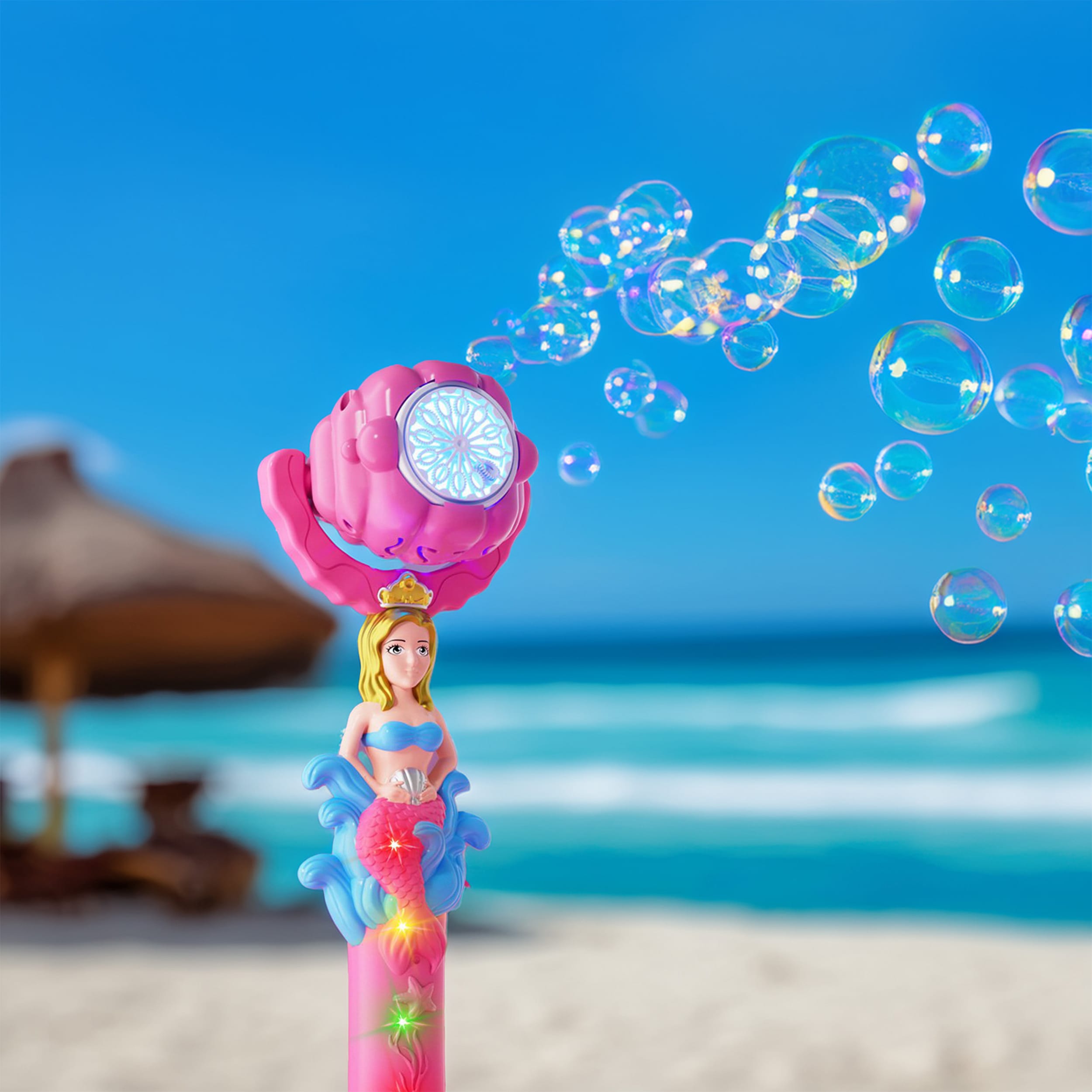 Light Up Seashell Mermaid Bubble Wand All Products Light Up Seashell Mermaid Bubble Wand All Products 7
