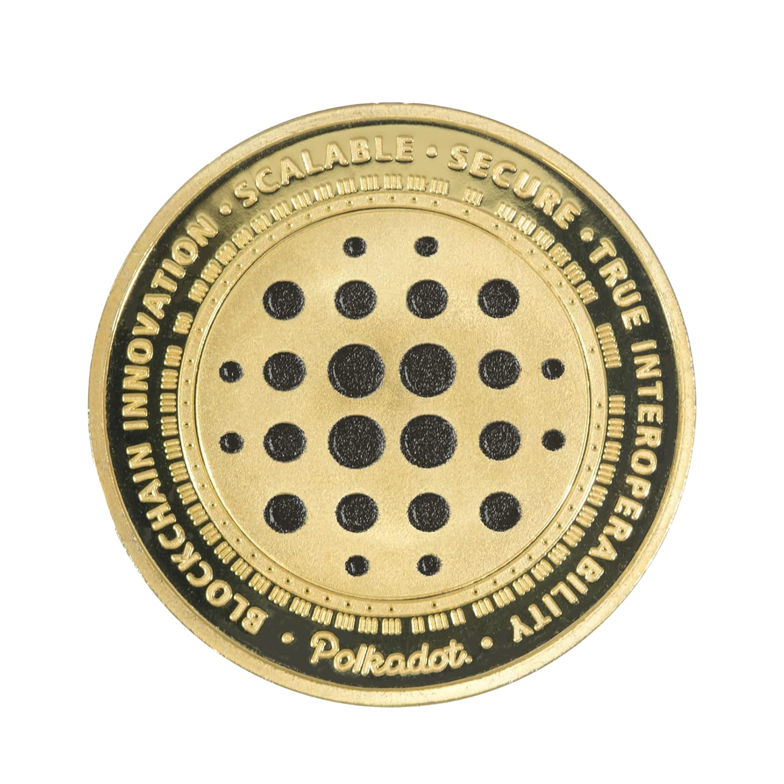 Polkadot Blockchain Crypto Gold Plated Coin All Products Polkadot Blockchain Crypto Gold Plated Coin All Products 5