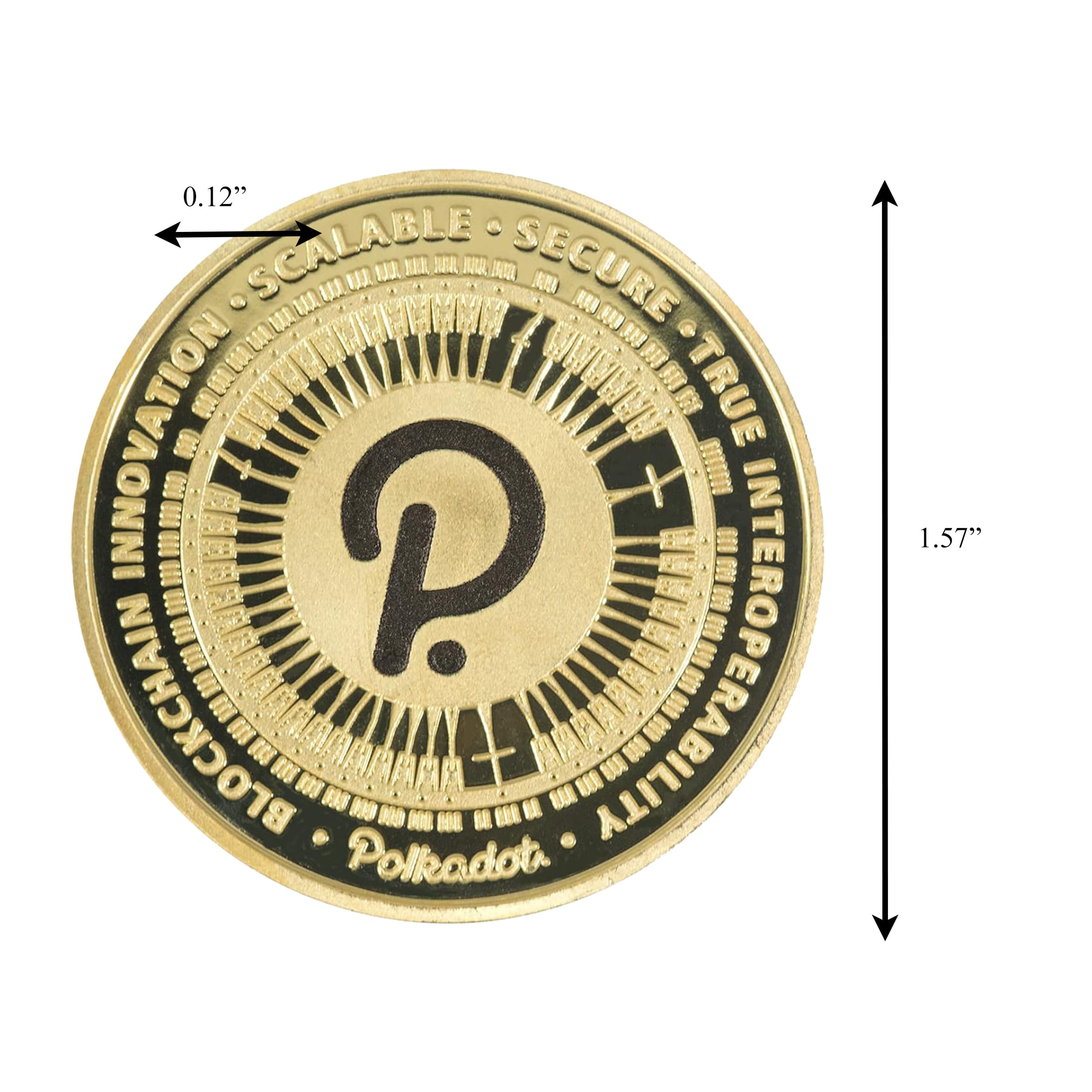 Polkadot Blockchain Crypto Gold Plated Coin All Products Polkadot Blockchain Crypto Gold Plated Coin All Products 4