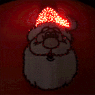 Santa Claus Flashing Fiber Optic Cap All Products 4
