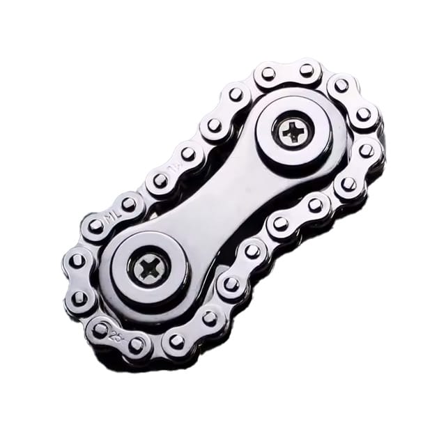 Silver Bike Chains Fidget Toy Spinner All Products Silver Bike Chains Fidget Toy Spinner All Products 3