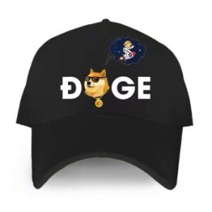 Dogecoin Doge HODL To the Moon Crypto Unisex Classic Black Baseball Cap All Products