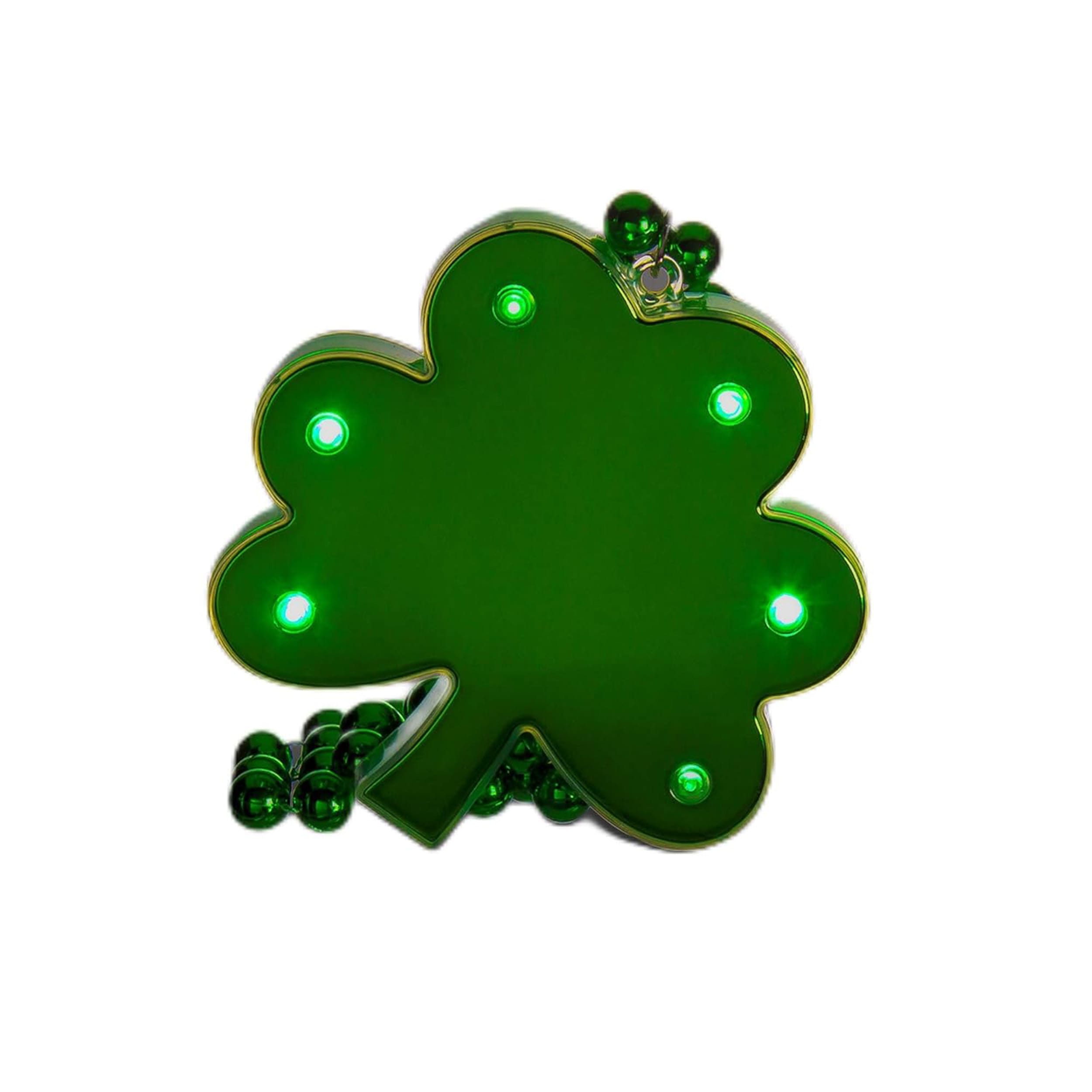 Pack of 18 Irish Pride Light Up Shamrock Medallion Beaded Necklaces All Products Pack of 18 Irish Pride Light Up Shamrock Medallion Beaded Necklaces All Products 7