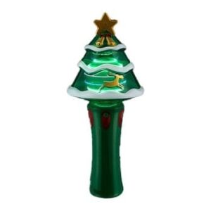 Light Up Christmas Tree Wand with Multicolor Spinning LEDs All Products