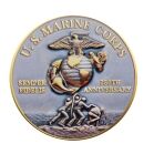 Bulldog Design US Marine Corps 250th Anniversary Challenge Gold Plated Coin 4th of July Bulldog Design US Marine Corps 250th Anniversary Challenge Gold Plated Coin 4th of July 5
