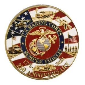 Legacy March Edition US Marine Corps 250th Anniversary Challenge Coin 4th of July