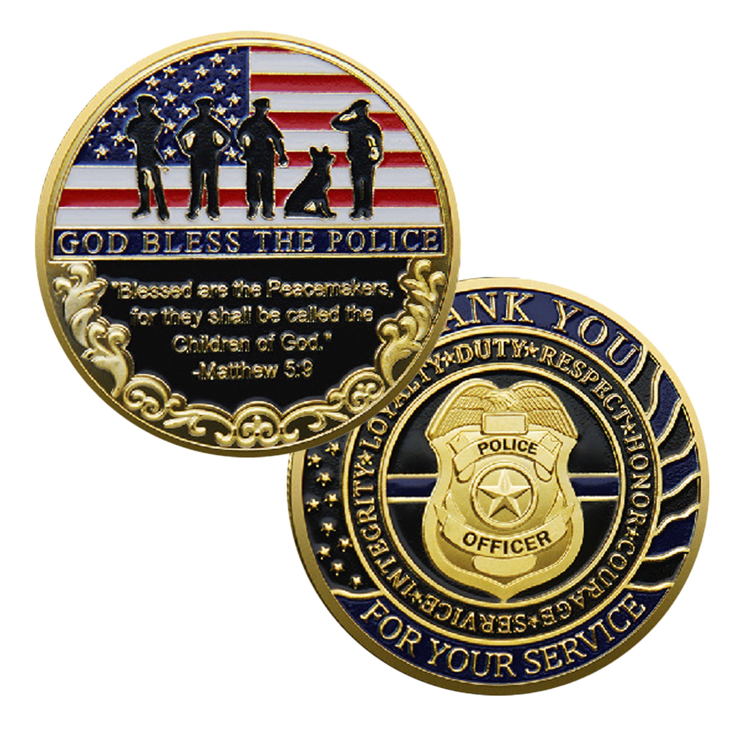 God Bless the Police Challenge Gold Plated Coin All Products God Bless the Police Challenge Gold Plated Coin All Products 6
