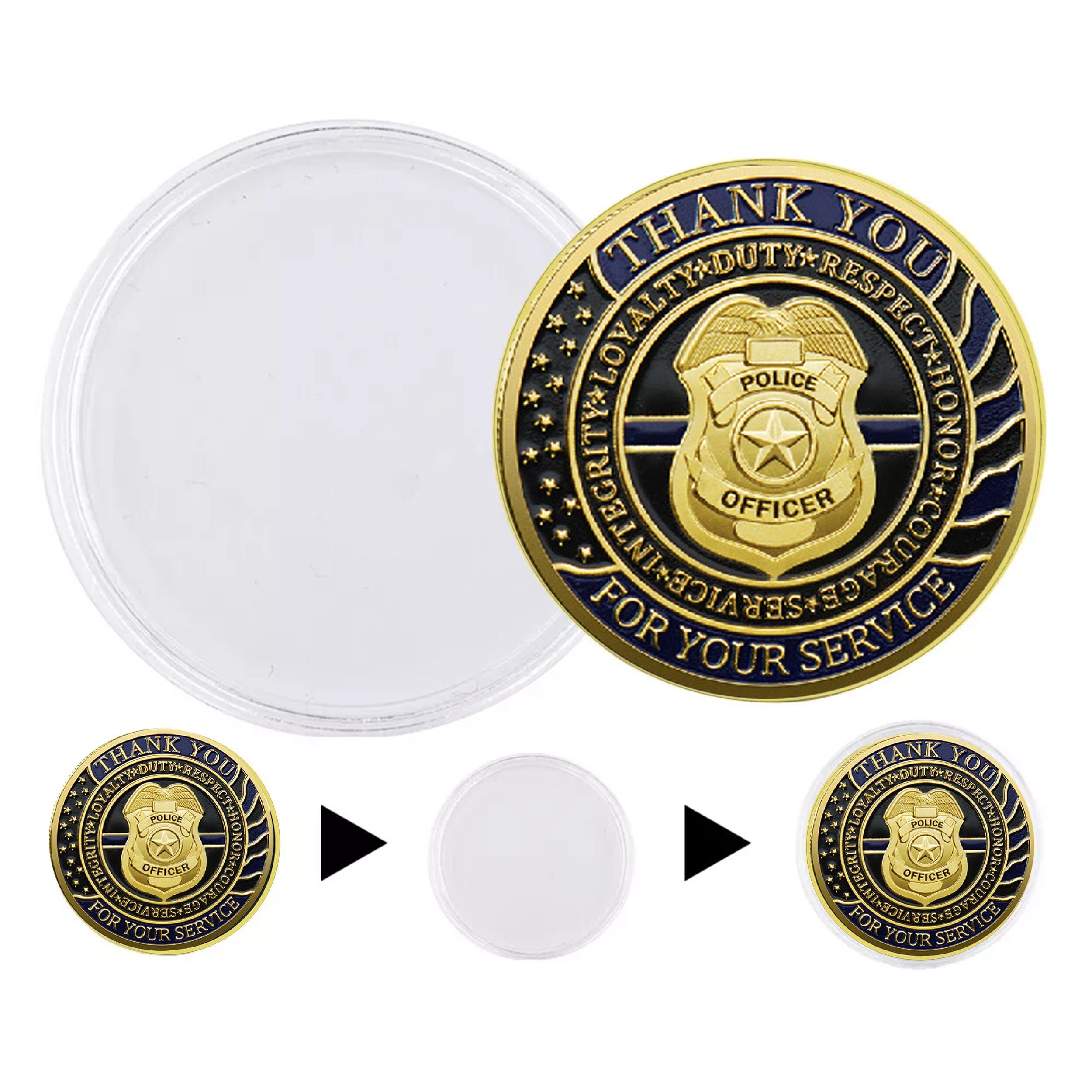 God Bless the Police Challenge Gold Plated Coin All Products God Bless the Police Challenge Gold Plated Coin All Products 7