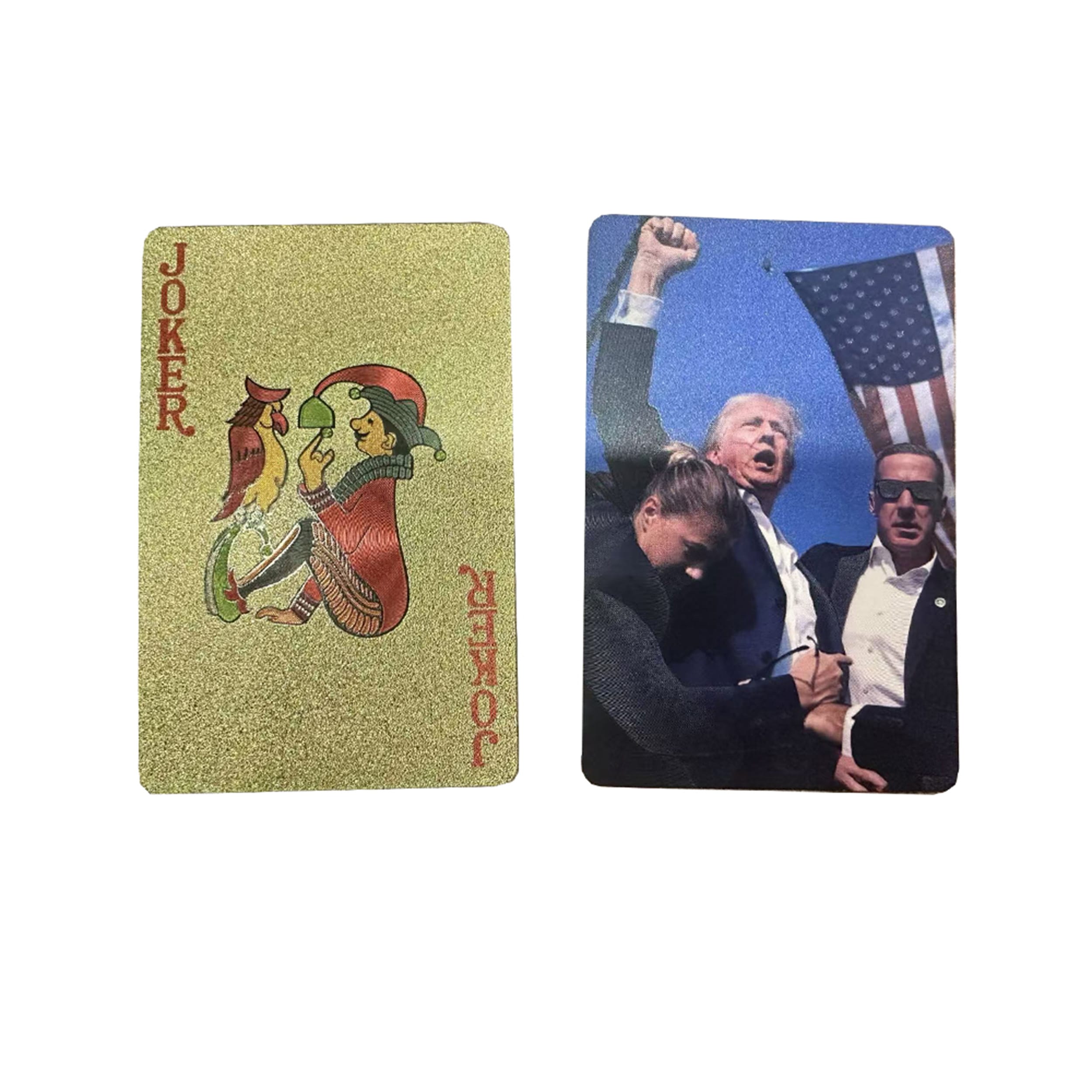 Fight for Freedom Rally 47th President 24k Gold Foil Plated Waterproof Playing Cards 24K Gold and Silver Plated Replica Bills Fight for Freedom Rally 47th President 24k Gold Foil Plated Waterproof Playing Cards 24K Gold and Silver Plated Replica Bills 4