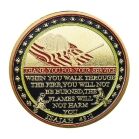 Firefighter Courage Tribute Gold Plated Challenge Coin All Products 5