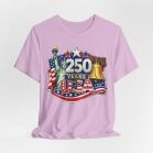 250 Years USA graphic tee | American flag, Statue of Liberty, Liberty Bell 4th of July 26
