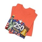 250 Years USA graphic tee | American flag, Statue of Liberty, Liberty Bell 4th of July 7