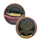 Honor the Veterans Gold Plated Challenge Coin All Products 6