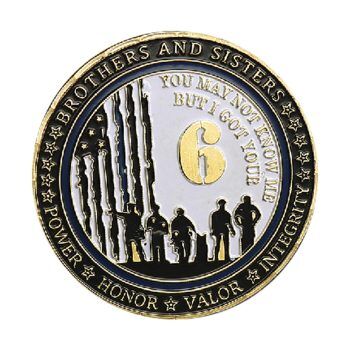 I Got Your 6 Police Gold Plated Challenge Coin All Products