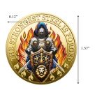 Strongest Steel Forged in Fire Inspirational Challenge Gold Plated Coin All Products 5