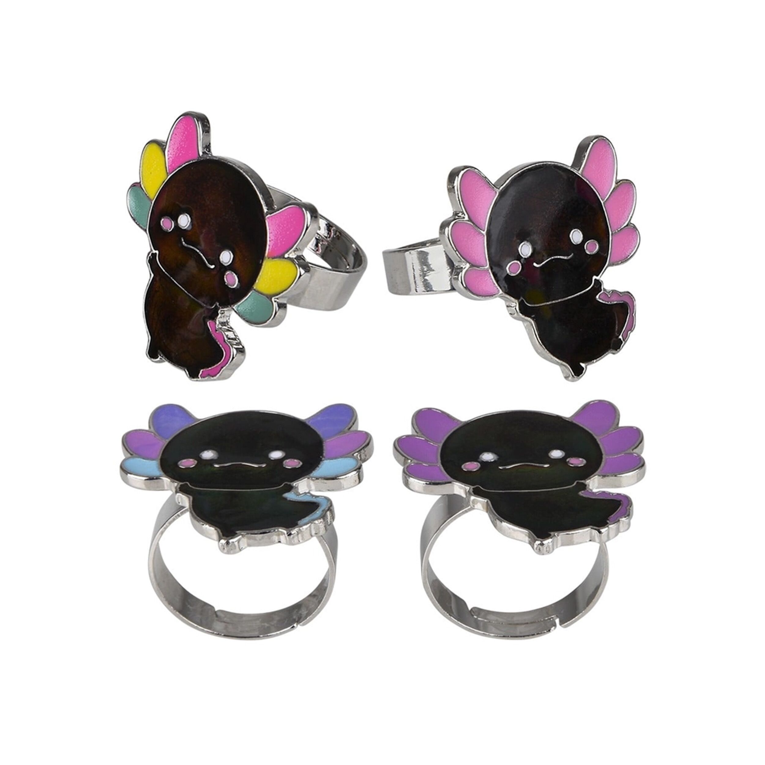 Adjustable Assorted Axolotl Themed Mood Ring Collect Them All All Products Adjustable Assorted Axolotl Themed Mood Ring Collect Them All All Products 3