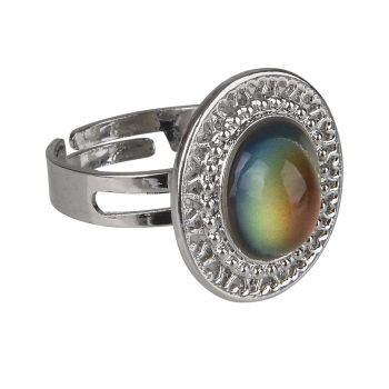 Adjustable Vintage Bead Like Bezel Mood Ring All Products