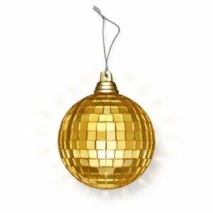Unlit Mini Gold Mirror Disco Ball Ornaments All Products