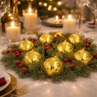 Pack of 4 Unlit Mini Gold Mirror Disco Ball Ornaments All Products Pack of 4 Unlit Mini Gold Mirror Disco Ball Ornaments All Products 6