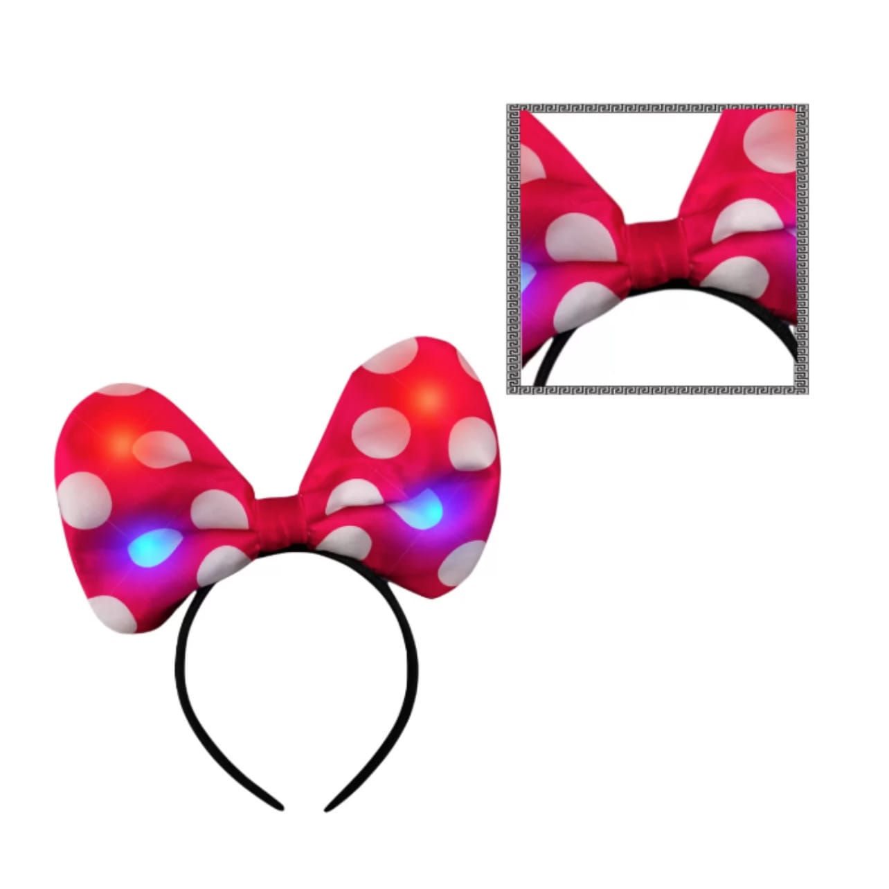 Light Up Soft Bow Headband Assorted All Products Light Up Soft Bow Headband Assorted All Products 5