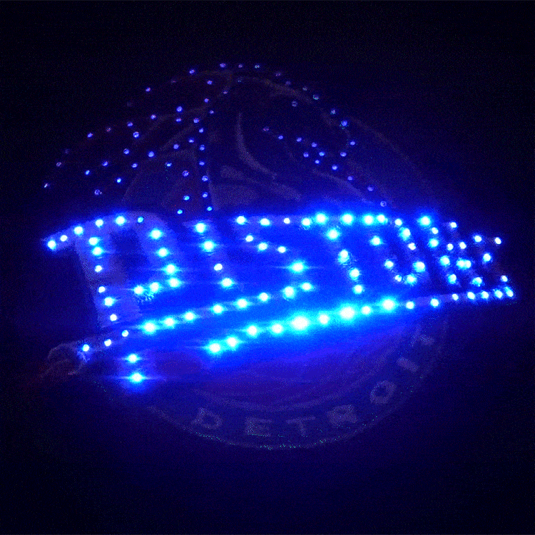 Detroit Pistons Flashing Fiber Optic Cap All Products Detroit Pistons Flashing Fiber Optic Cap All Products 4